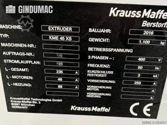 Krauss Maffei KME 45 XS KraussMaffei KME 45 XS