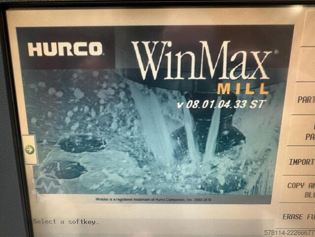 Vertical machining center HURCO VM10