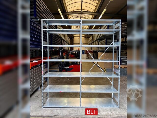 Steckregal Gebrauchtes STOW Fachbodenregal 300 cm hoch, 60 cm tief, 7 Lagerebenen