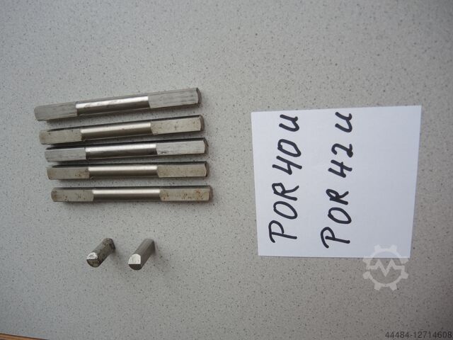 Stauchbolzen, Amboß und Egalisierplatten VOLLMER PMH und PTG und POR 40/42U