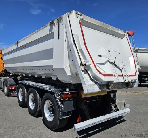 Tipper semitrailer KEMPF SKM  35/3 Alurundmulde