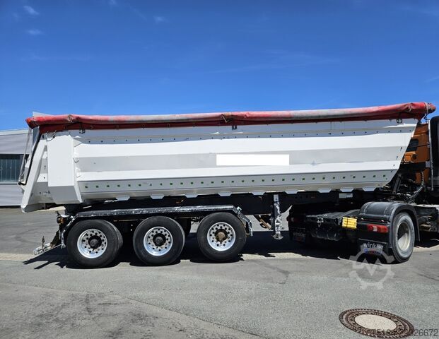 Tipper semitrailer KEMPF SKM  35/3 Alurundmulde