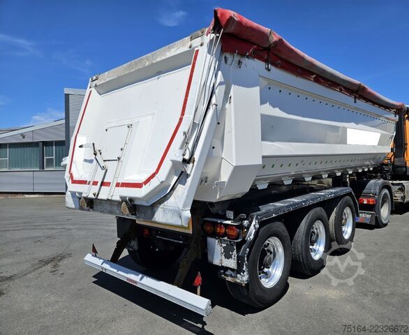 Tipper semitrailer KEMPF SKM  35/3 Alurundmulde