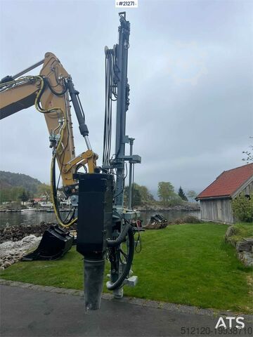 Construction equipment Montabert micro drill tower significantly upgraded w/ hc25 h
