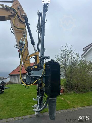 Construction equipment Montabert micro drill tower significantly upgraded w/ hc25 h