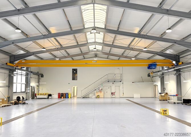 Crane single-girder overhead travelling crane bridge crane ABUS Hallenkran Laufkran 8 t x 20,5 m - Deckenkran