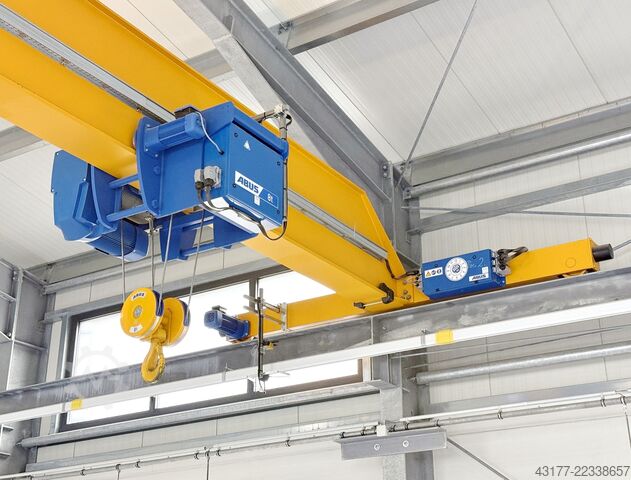 Crane single-girder overhead travelling crane bridge crane ABUS Hallenkran Laufkran 8 t x 20,5 m - Deckenkran