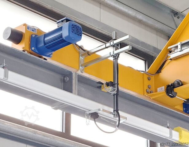 Crane single-girder overhead travelling crane bridge crane ABUS Hallenkran Laufkran 8 t x 20,5 m - Deckenkran