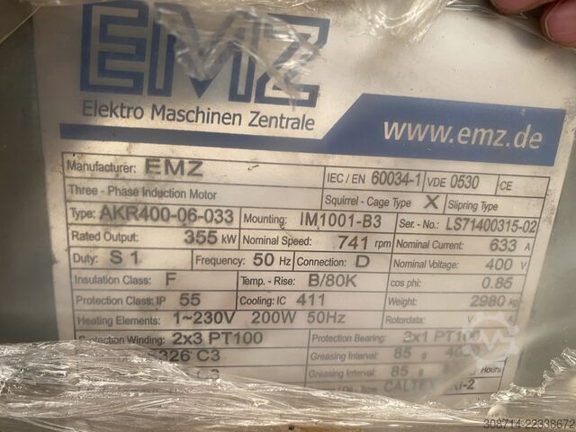 Electric motor EMZ AKR 400-06-033