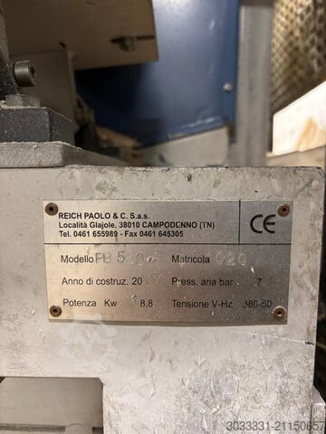 Deckel-Schneidemaschine für Paletten Reich PB 520 3
