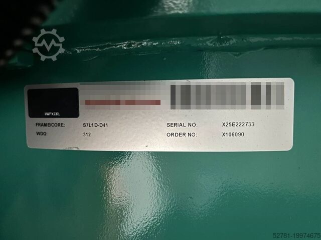 Generator set Cummins C1675D5A - 1.675 kVA Generator - DPX-18534-O