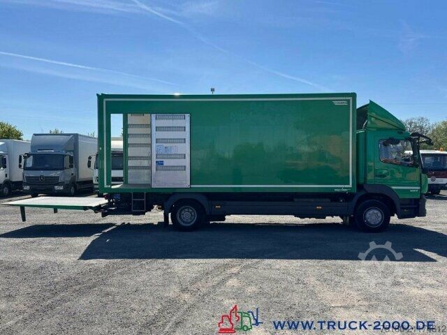 Box truck Mercedes-Benz Atego 1224 Koffer 6.60m Seitentür LBW 2.000 Kg.