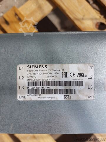 SINAMICS S120 Basic Line Filter Siemens 6SL3000-0BE23-6DA1