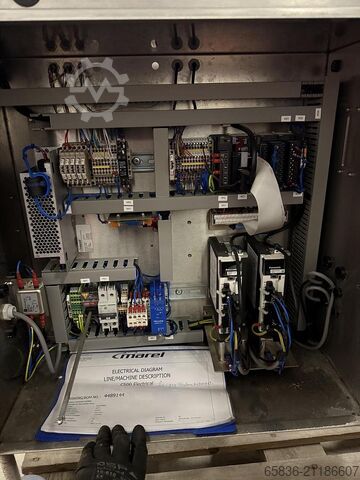 2019 Marel Top- und Bottom-Flash-Etikettierer Concept 500 Marel top and bottom Flash Labeller Concept 500