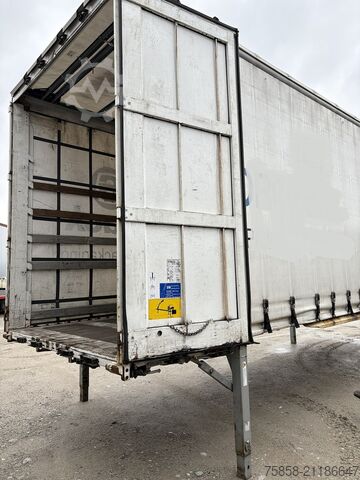 Wechselbrücke mit Pritsche & Plane Krone Jumbo 3m Innenhöhe Hubdach Edscha