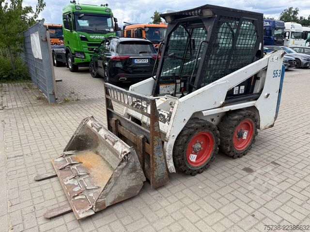 Radlader BOBCAT 553 /Schaufel + Palettengabel