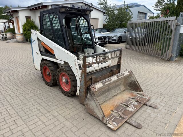 Radlader BOBCAT 553 /Schaufel + Palettengabel