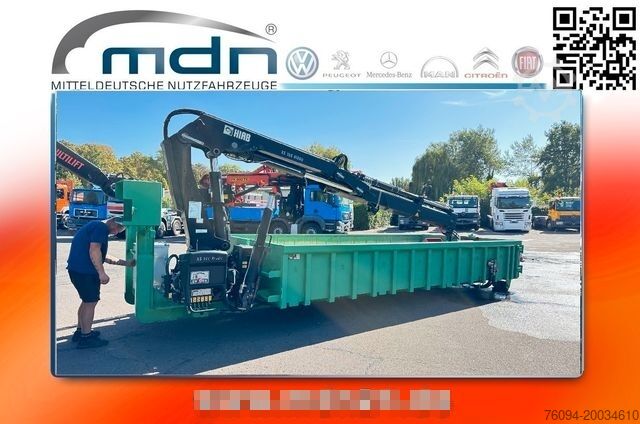 Abrollkipper  Abrollcontainer Kranmulde HIAB166 neuwertig