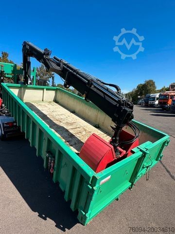 Roll-off tipper truck  Abrollcontainer Kranmulde HIAB166 neuwertig