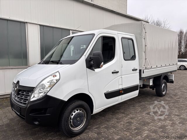 Transporter mit Pritsche & Plane Renault Master 3,5T Plane*Allrad*Klima*1.Hand*