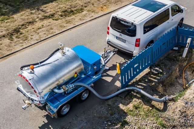 Vacuum tank truck  Schmies STS V-2,0 Vakuumsaugfass-Anhänger 3,5 to