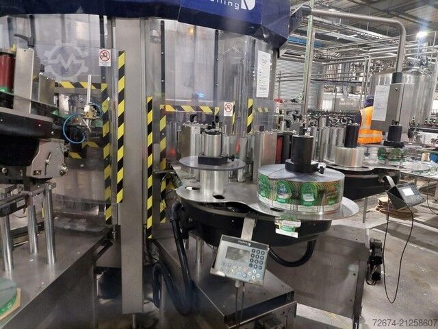 Getränkemaschine Makro Bottling adhesive labeller bottling