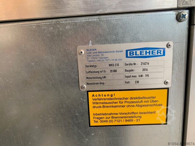 Heat exchanger Bleher WKD 210
