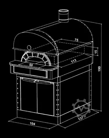 Pizza oven Moretti Forni Neapolis 6 Moretti Forni Neapolis 6