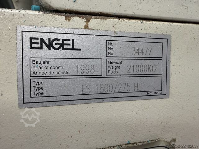 Injection molding machine ENGEL ES 1800/275 HL