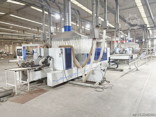 LINE (4-SIDES) of SIZING & EDGE BANDING HOMAG KFL 325 + KFL 326 + BST 503 + TDL