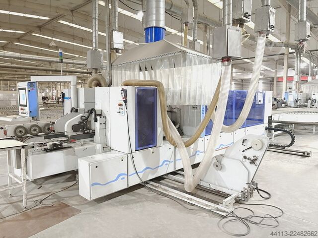 LINE (4-SIDES) of SIZING & EDGE BANDING HOMAG KFL 325 + KFL 326 + BST 503 + TDL
