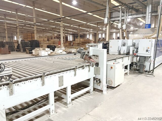 LINE (4-SIDES) of SIZING & EDGE BANDING HOMAG KFL 325 + KFL 326 + BST 503 + TDL
