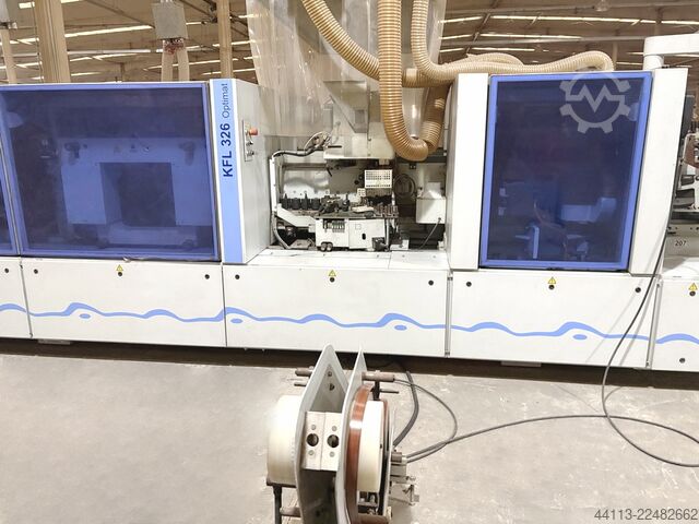 LINE (4-SIDES) of SIZING & EDGE BANDING HOMAG KFL 325 + KFL 326 + BST 503 + TDL