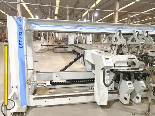 LINE (4-SIDES) of SIZING & EDGE BANDING HOMAG KFL 325 + KFL 326 + BST 503 + TDL