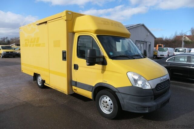 Transporter mit Koffer iveco Daily 35 S11 C30C AUTOMATIK KAMERA Regale LUFT DURCHGANG EURO-5 CoC