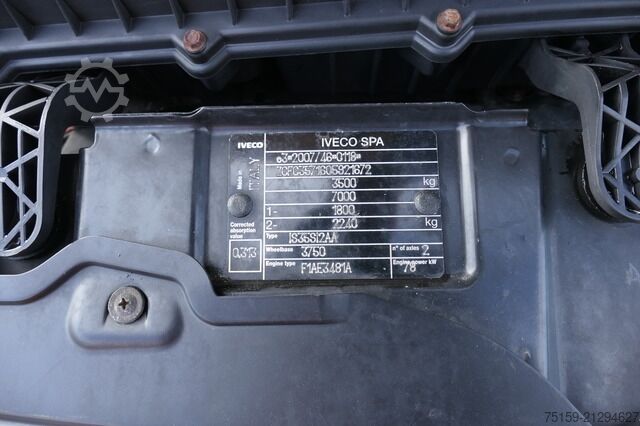 Transporter mit Koffer iveco Daily 35 S11 C30C AUTOMATIK KAMERA Regale LUFT DURCHGANG EURO-5 CoC