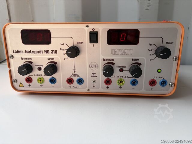 Measuring system BEHA NG 310 P10 – profesjonalny laboratoryjny zasilacz sieciowy 2×0–30 V BEHA NG 310 P10 – profesjonalny laboratoryjny zasilacz sieciowy 2×0–30 V