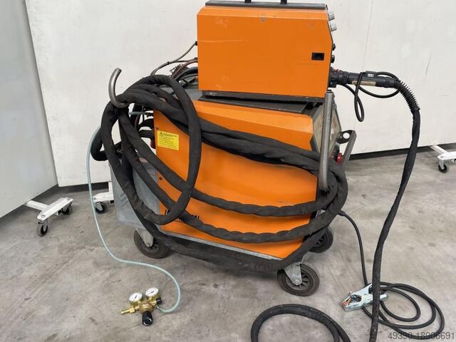 MIG / MAG Impuls Schutzgasschweißgerät, Pulsschweißmaschine, Pulsschweißgerät, Inverter-Schweißstrom REHM RMP 400 Hybrid (REHM-Mega-Puls)