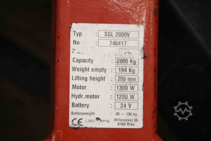 Support roller Logitrans SGL 2000V    Ø 170 mm