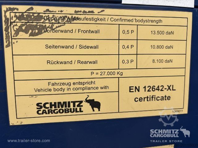 Open semitrailer with tarp Schmitz Cargobull Semitrailer Curtainsider Standard
