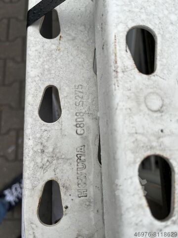 Palettenregal Hochregal Regal Hovuma/ 26,77 lfm/ Ständer: 6.640 x 870 mm/ Traverse: 2.880 mm