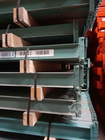 Palettenregal Hochregal Regal Hovuma/ 26,77 lfm/ Ständer: 6.640 x 870 mm/ Traverse: 2.880 mm