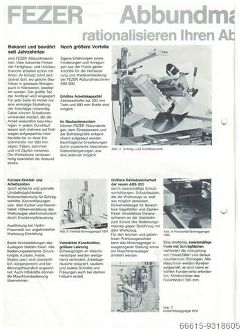 Joinery systems FEZER ABS 600