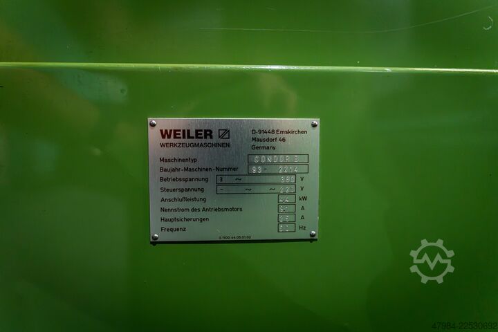 Leit-/Zugspindeldrehmaschine WEILER CONDOR B