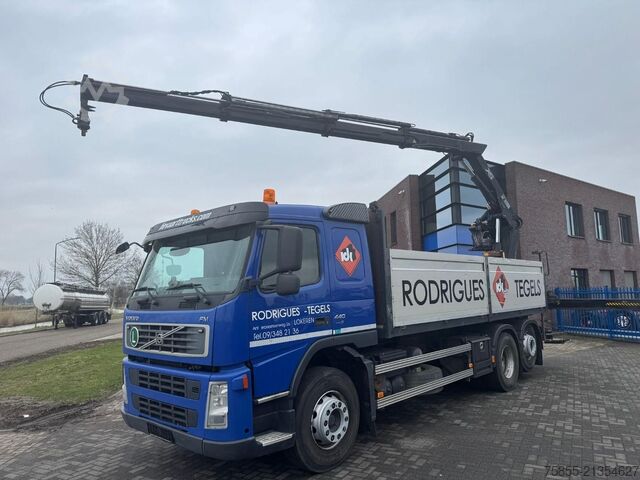 Open body Volvo FM 440 6x2 / Platform / Hiab 166 D-3 Pro Crane-...