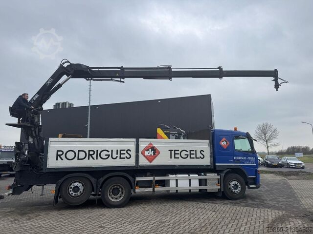 Open body Volvo FM 440 6x2 / Platform / Hiab 166 D-3 Pro Crane-...