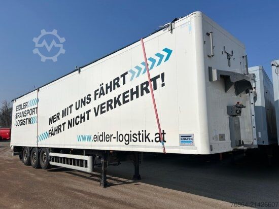 Walking floor semitrailer KNAPEN K100/KT01, 10 MM, LIFTACHSE, ROLLPLANE, FUNK
