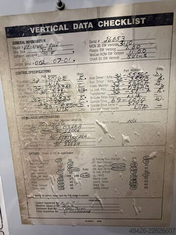 Vertikales Bearbeitungszentrum HAAS VF 6 40 TRHE