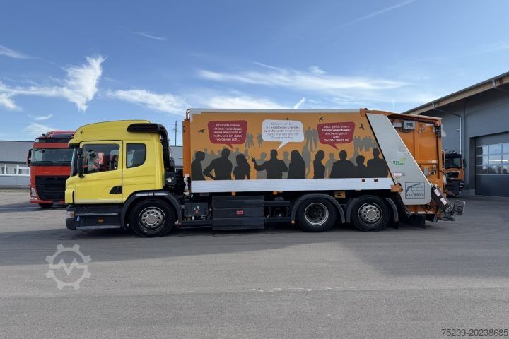Garbage truck Scania P310 6x2 CNG Biogas  / Swiss-Vehicle