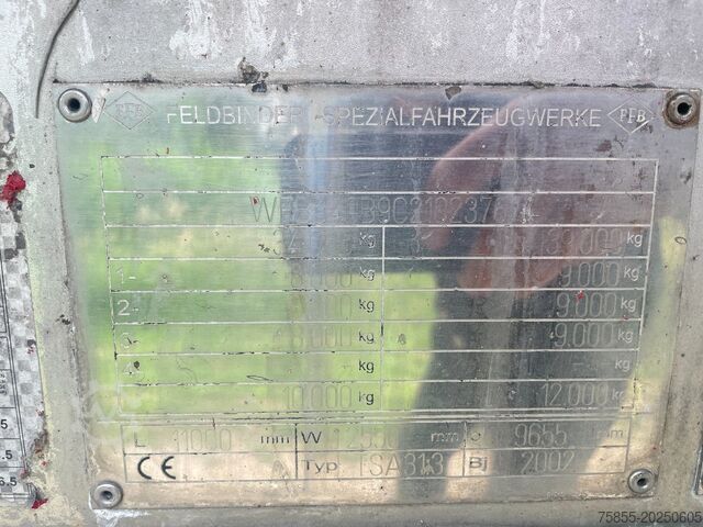 Tank Feldbinder TSA 31.3-3 ADR / L4BH / 31.000 L / 3 Kammer (12...